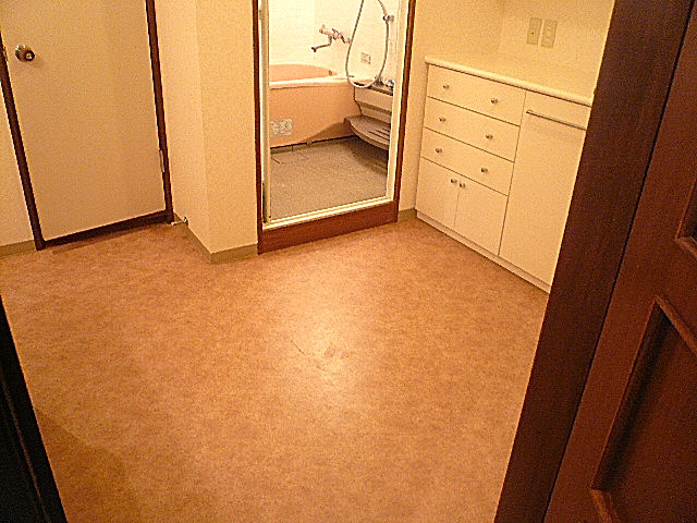 麻布網代マンション　サニタリールームです。