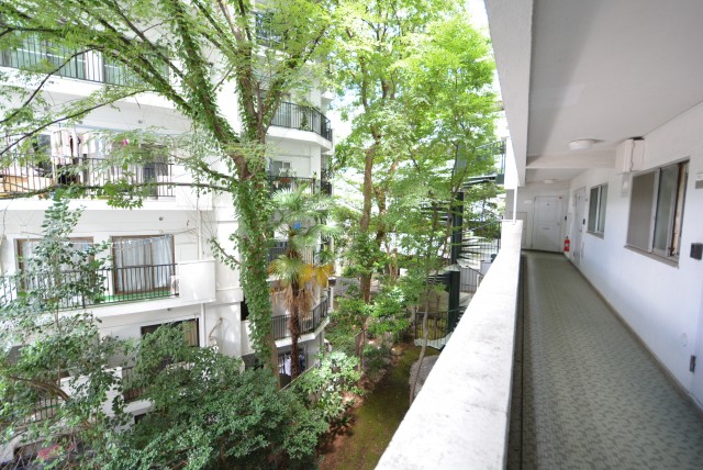 高輪中台マンション 外廊下