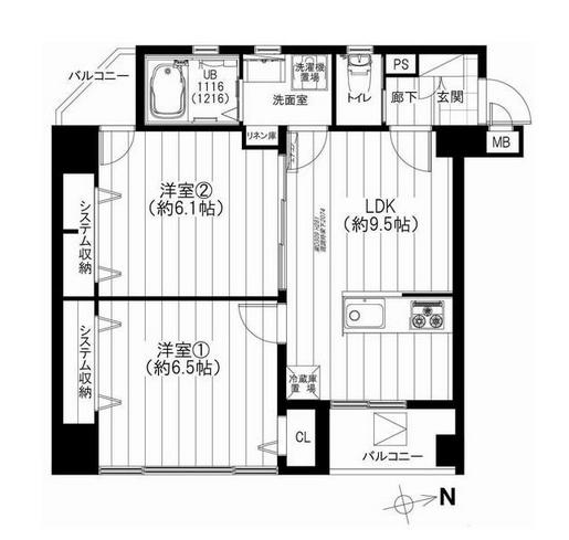 シルバーパレス千駄木　間取り