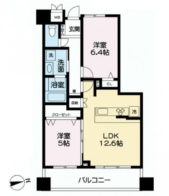 ディナスカーラ新宿　間取り