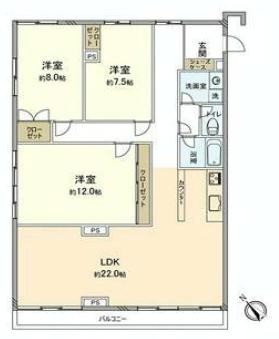 秀和参宮橋レジデンス　間取り