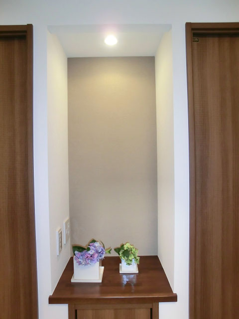 リビングダイニングのニッチスペース