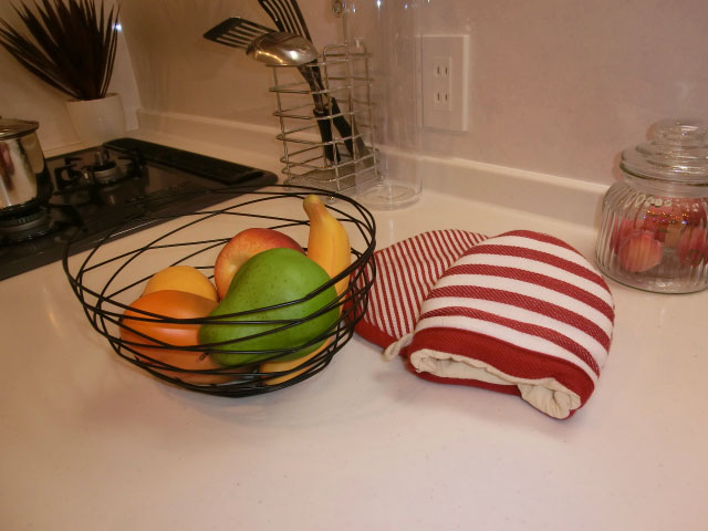 作業スペースも広々