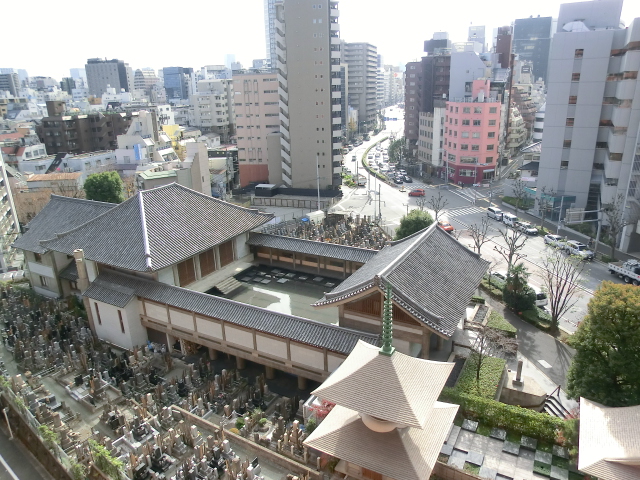 ハイホーム本陣　バルコニーからの眺望