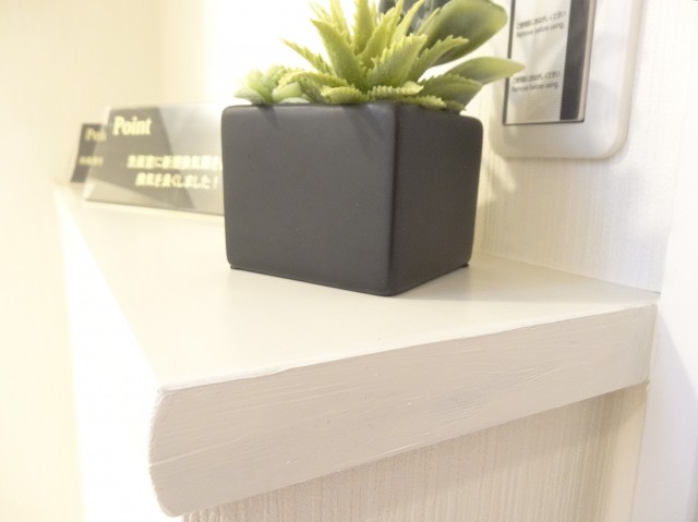 トキワパレス　洗濯機置場横のカウンター