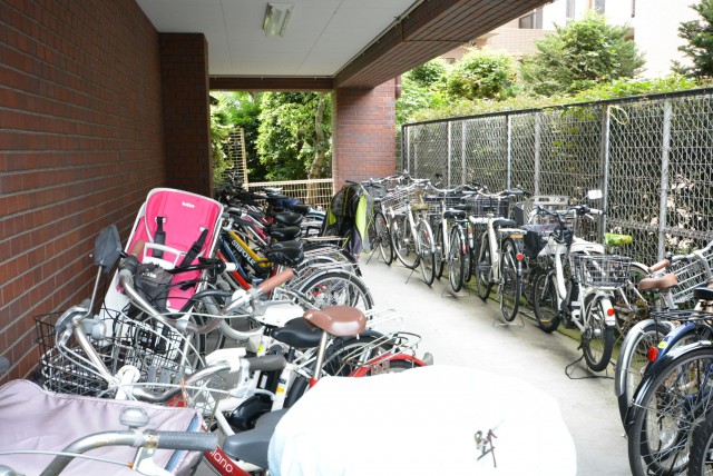 柿の木坂スカイマンション　駐輪場