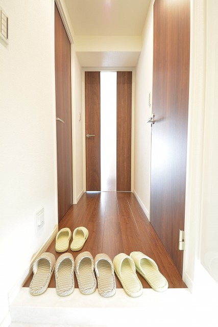 朝日白山マンション　廊下