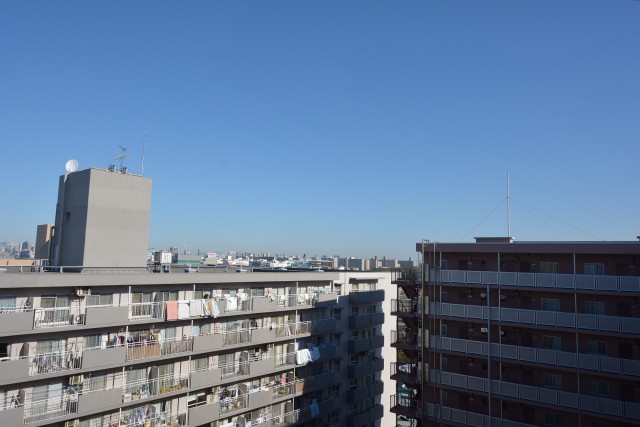 大森パークハイツ　玄関前からの眺望