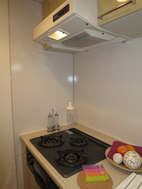 リビングの一角にあるキッチン