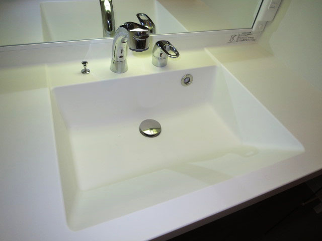 継ぎ目がない洗面ボウル