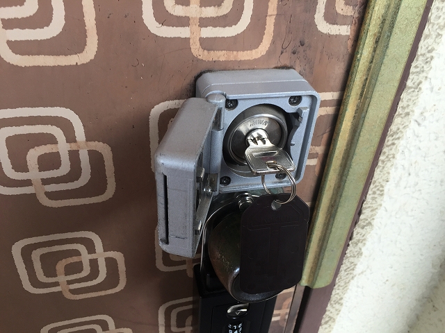 シャンボール柿の木坂　玄関ロック