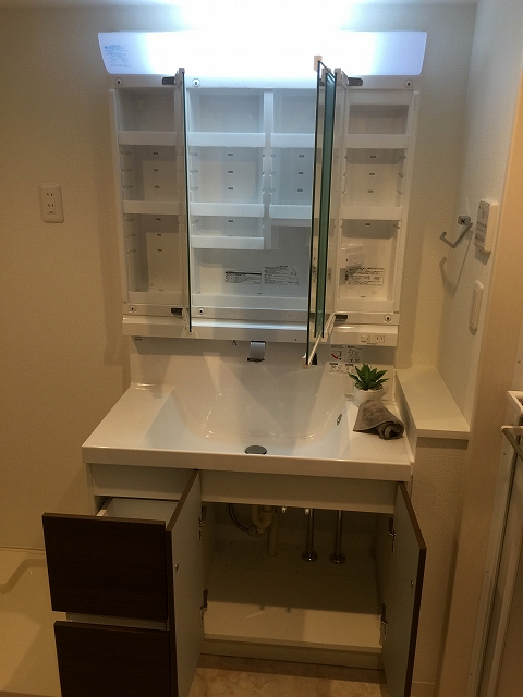 シャンボール柿の木坂　洗面台