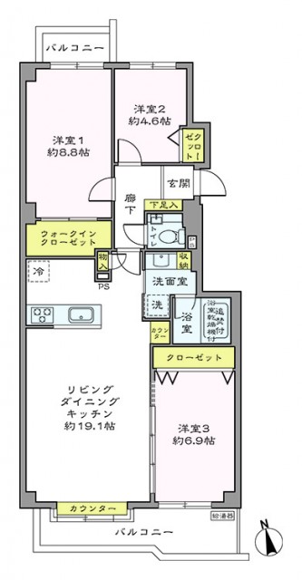 パーク・ハイム池袋本町　間取り