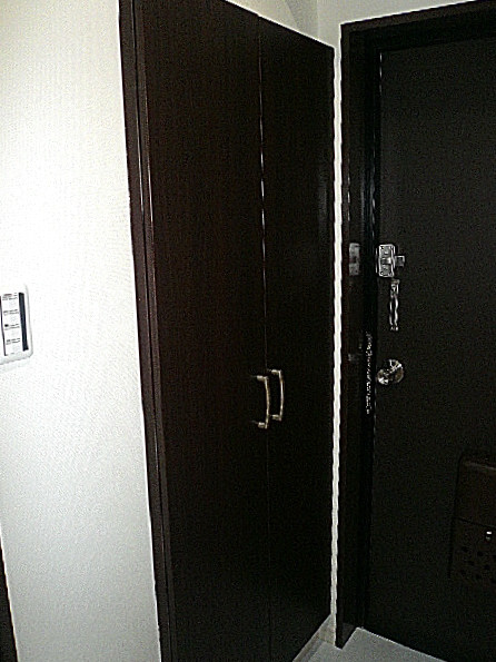 高さのある玄関収納。