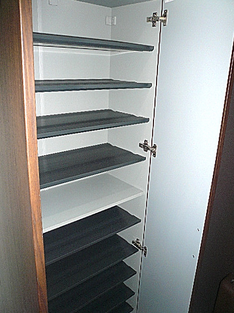 高さのある玄関収納。