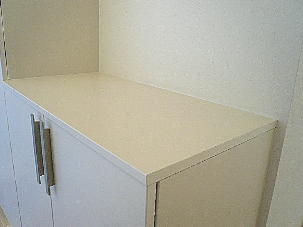 玄関収納　カウンター部分