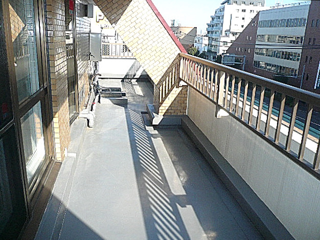 L字型バルコニー