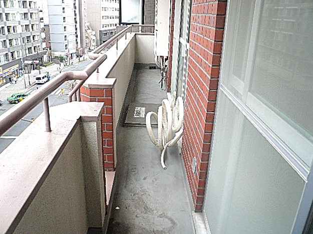 グリーンキャピタル広尾　南向きバルコニーです。