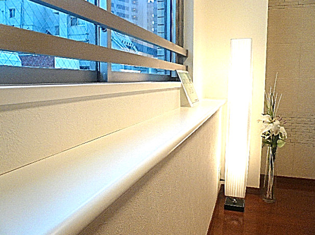 床暖房付きLDK　16.1帖です。