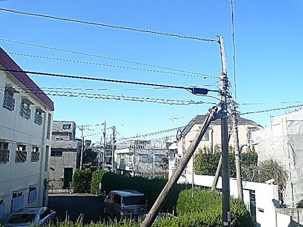 キッチンからのバルコニー　眺望