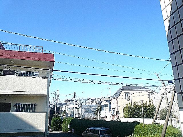 洋室に面しているバルコニー　眺望