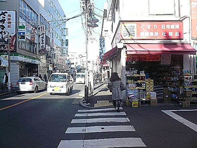 柿の木坂スカイマンション　マンションまでの道のり