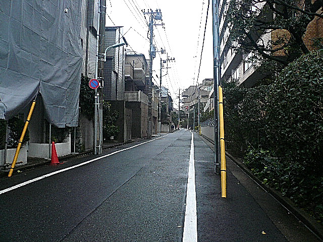 豊栄平町マンション　マンションまでの道のり