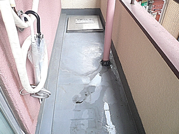 シャンボール柿の木坂　西向きバルコニーです。