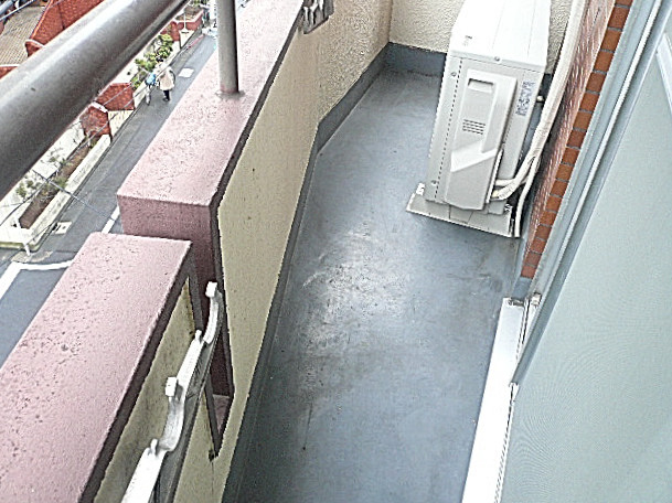 シャンボール柿の木坂　南向きバルコニーです。