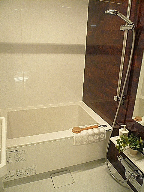 浴室換気乾燥機付きバスルーム。