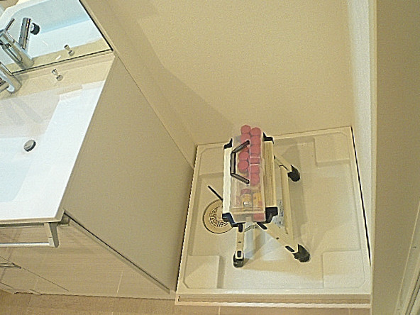 洗濯機置き場です。