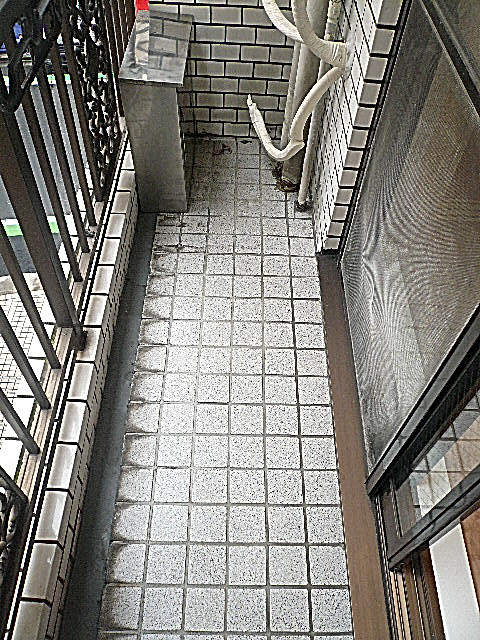 マンションフロイント麻布　北向きのバルコニーです。