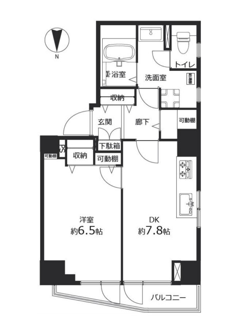 パーク・ハイム文京春日　間取り図