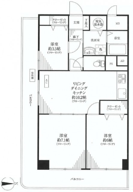 コートハウス東品川　図面