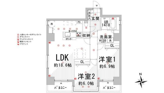 パーク・ハイム文京春日　間取り