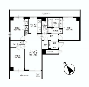 サンファミール西早稲田　間取り