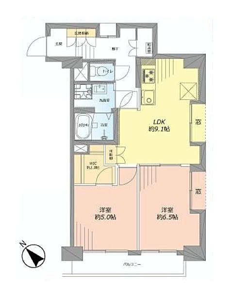 リア・マンシオン晴海　間取り