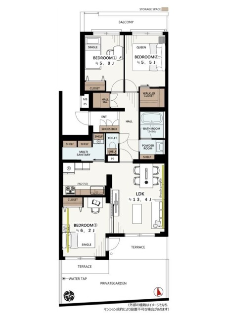コスモヒルズ東松原 間取り図 コスモヒルズ東松原 間取り図