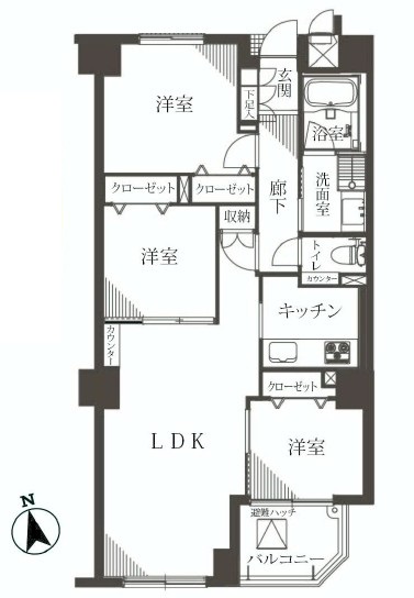 ヴィンテージ高円寺南　間取り