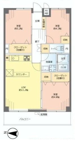 目白ガーデニア　間取り図