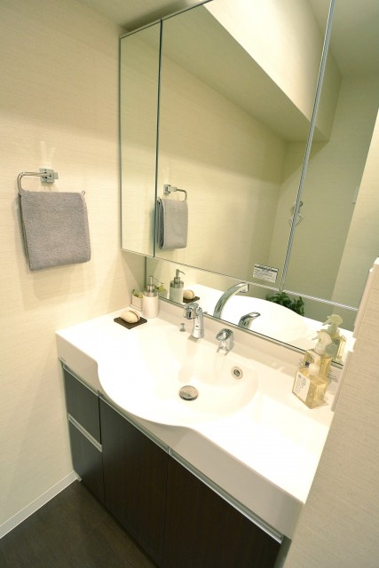 光建ハイムブリリアンス日本橋浜町四番館　ノーリツ製の洗面化粧台