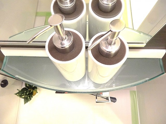 バスグッズの置場に♪