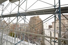 マンション白金苑　5.9帖の部屋からの景観