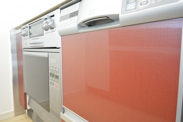 大崎南パークハウス　食洗機にオーブン付き