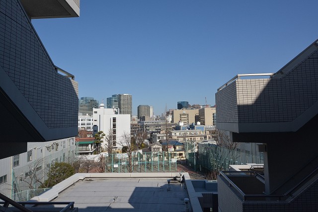 大崎南パークハウス　玄関前からの眺望