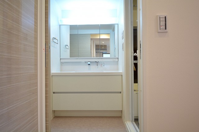 芝パークサイドハイツ 洗面台