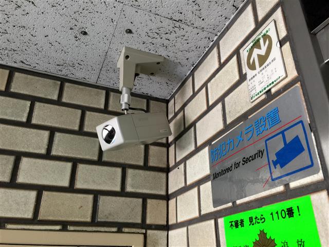 クレール三田　防犯カメラ