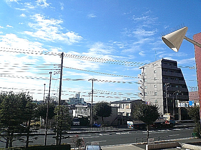 柿の木坂パレス　2階からの眺望です。