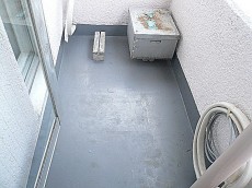 北西向きバルコニー。