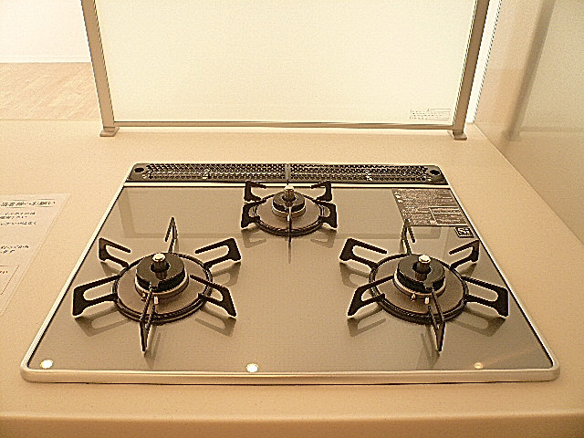 キッチン　3つ口コンロ♪